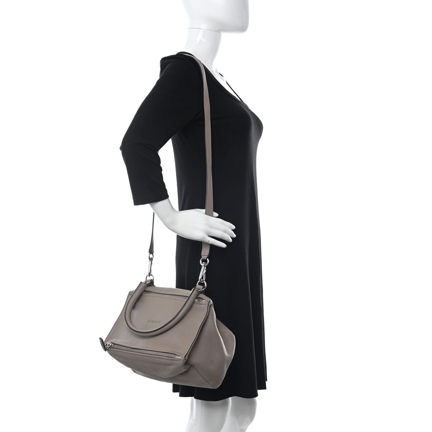 Givenchy Sugar Goatskin Small Pandora Mastic 2 of 17
