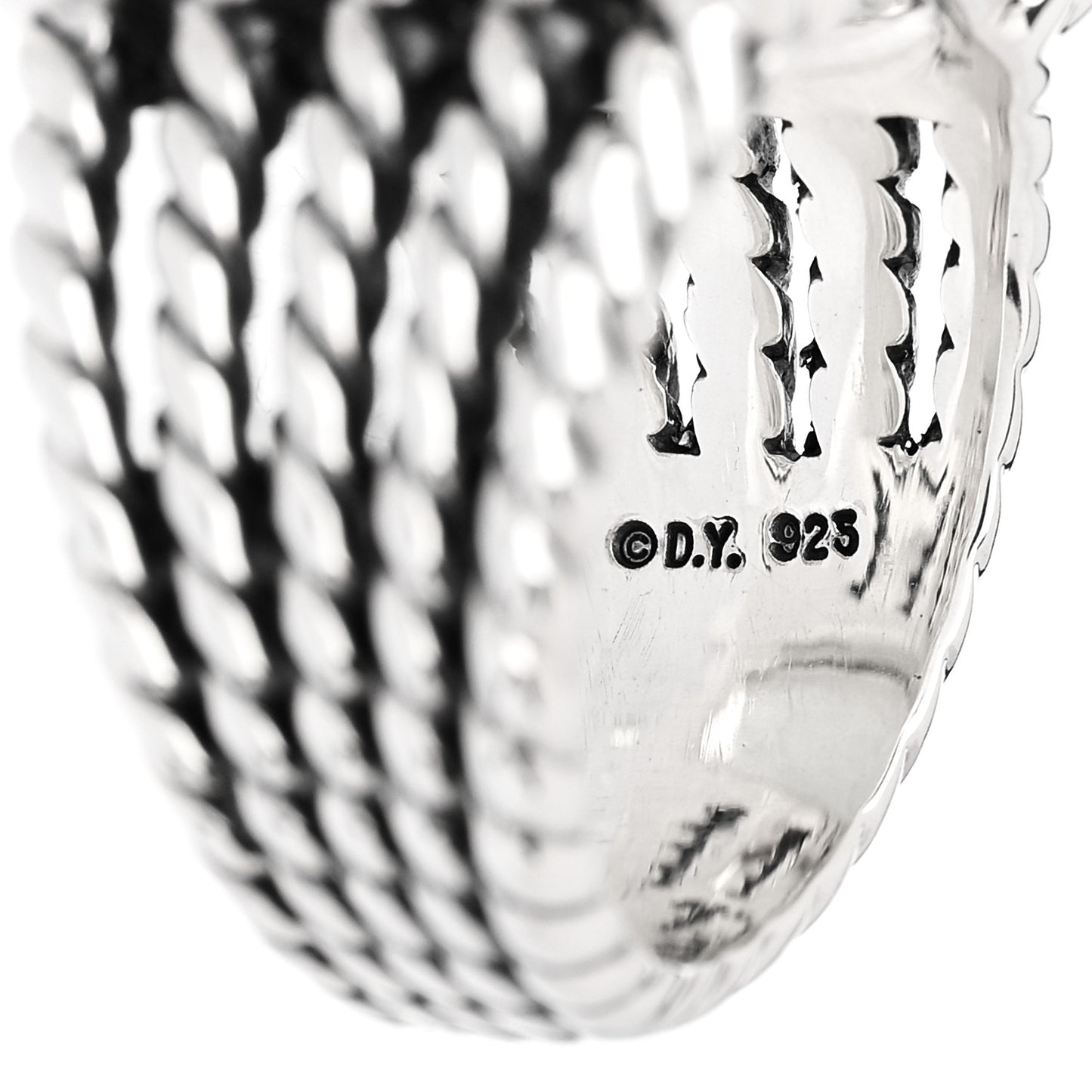 Sterling Silver Diamond Prasiolite 20mm Wheaton Ring 53 6.5