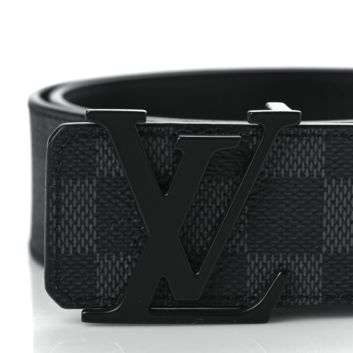 Damier Graphite 40mm LV Initiales Belt 85 34