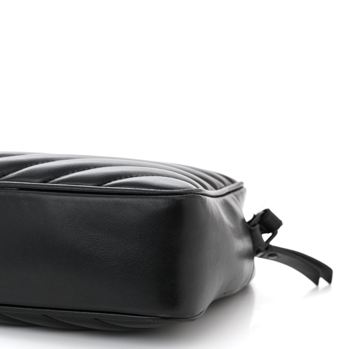 Calfskin Matelasse Monogram Monochrome Lou Camera Bag Black