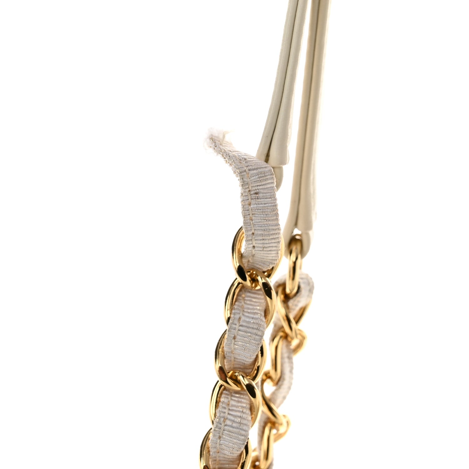 Chanel Lurex Boucle Small Deauville Tote White 13 of 15