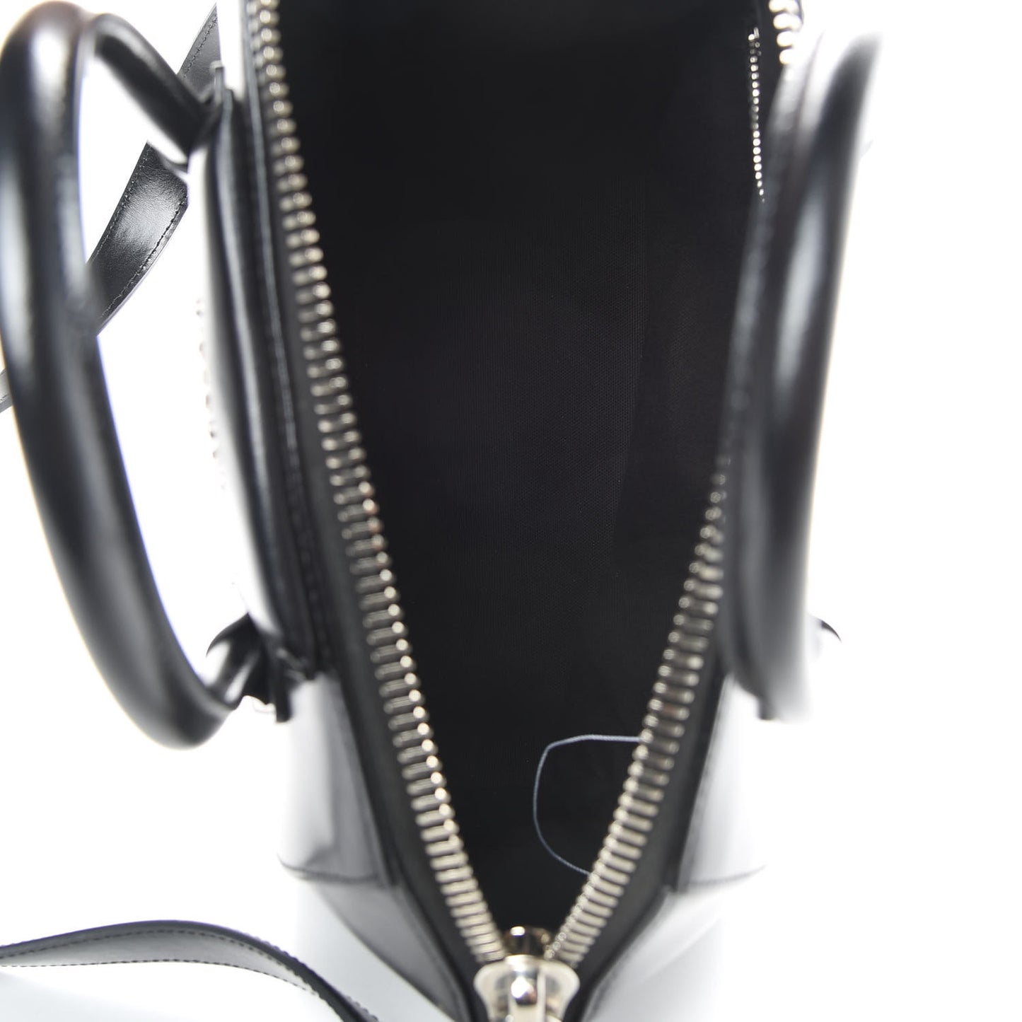 Shiny Lord Calfskin Small Antigona Black