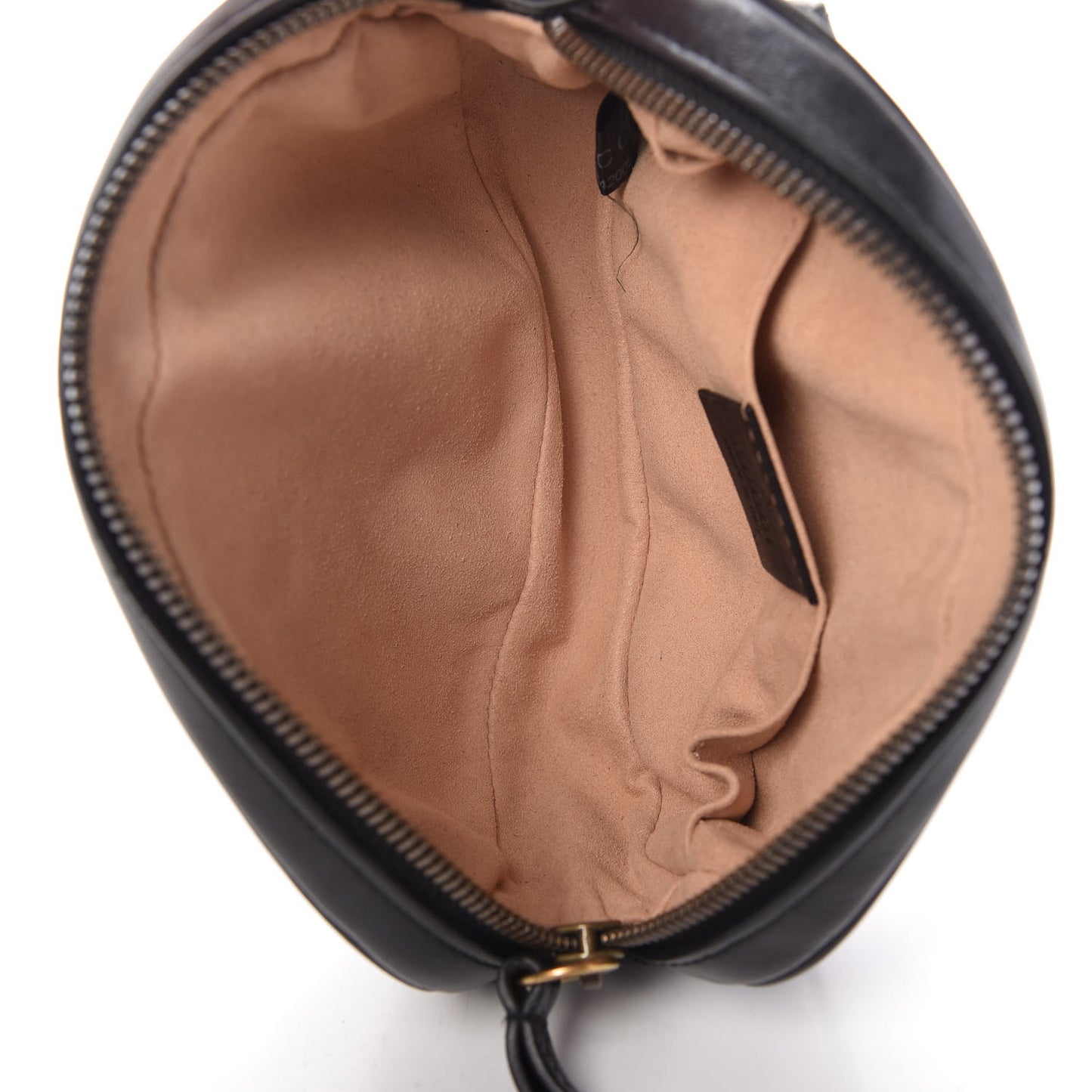 Calfskin Matelasse GG Marmont Belt Bag 85 34 Black