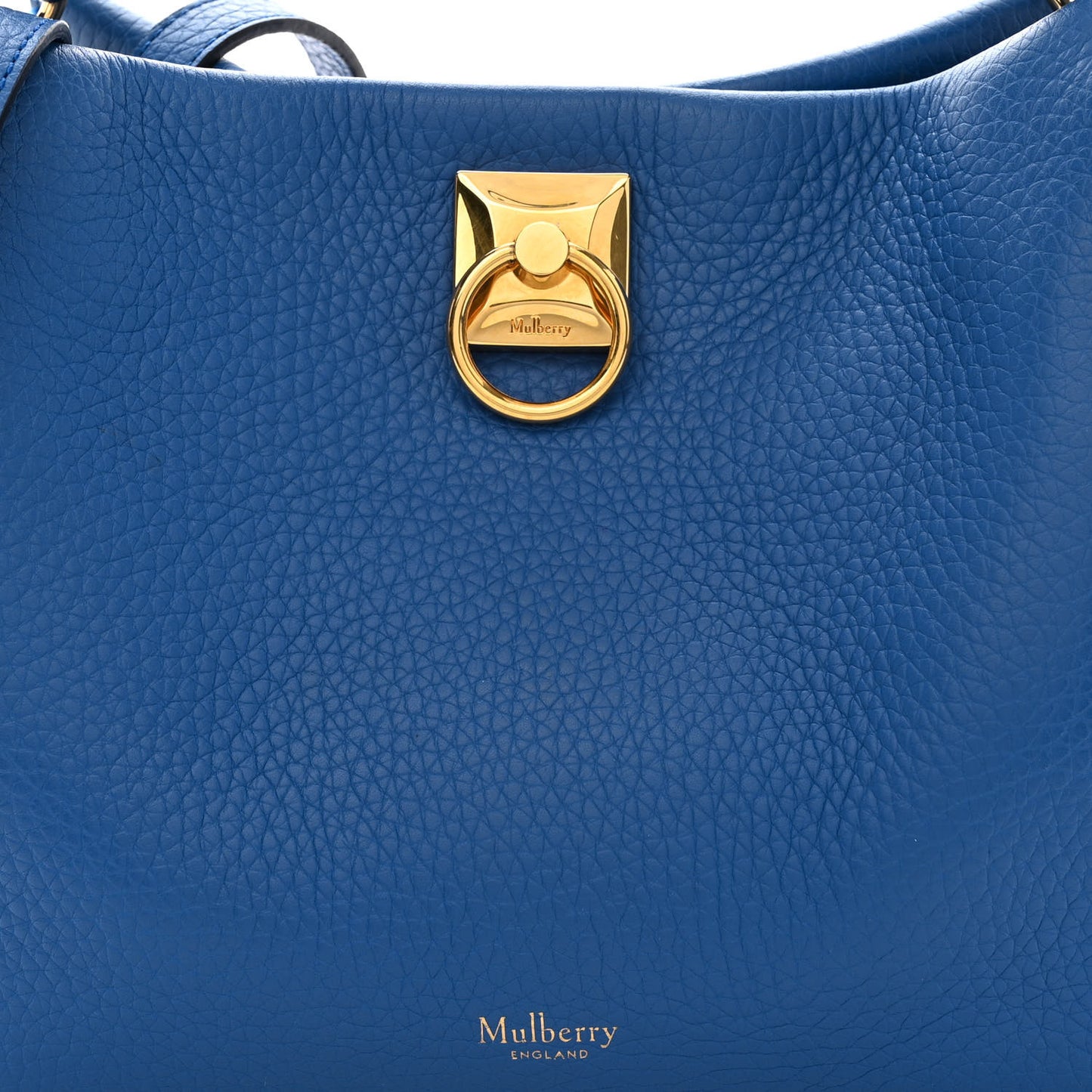 Heavy Grain Small Iris Tote Porcelain Blue Midnight