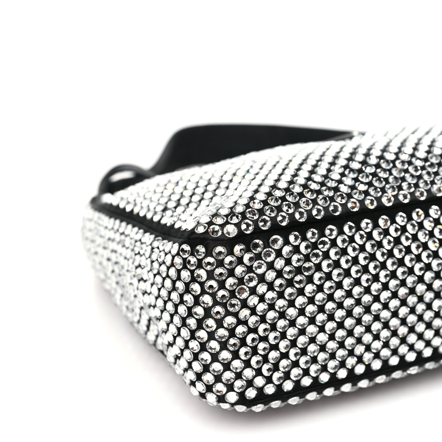 Satin Crystal Mini Re-Edition 2000 Bag Cristal