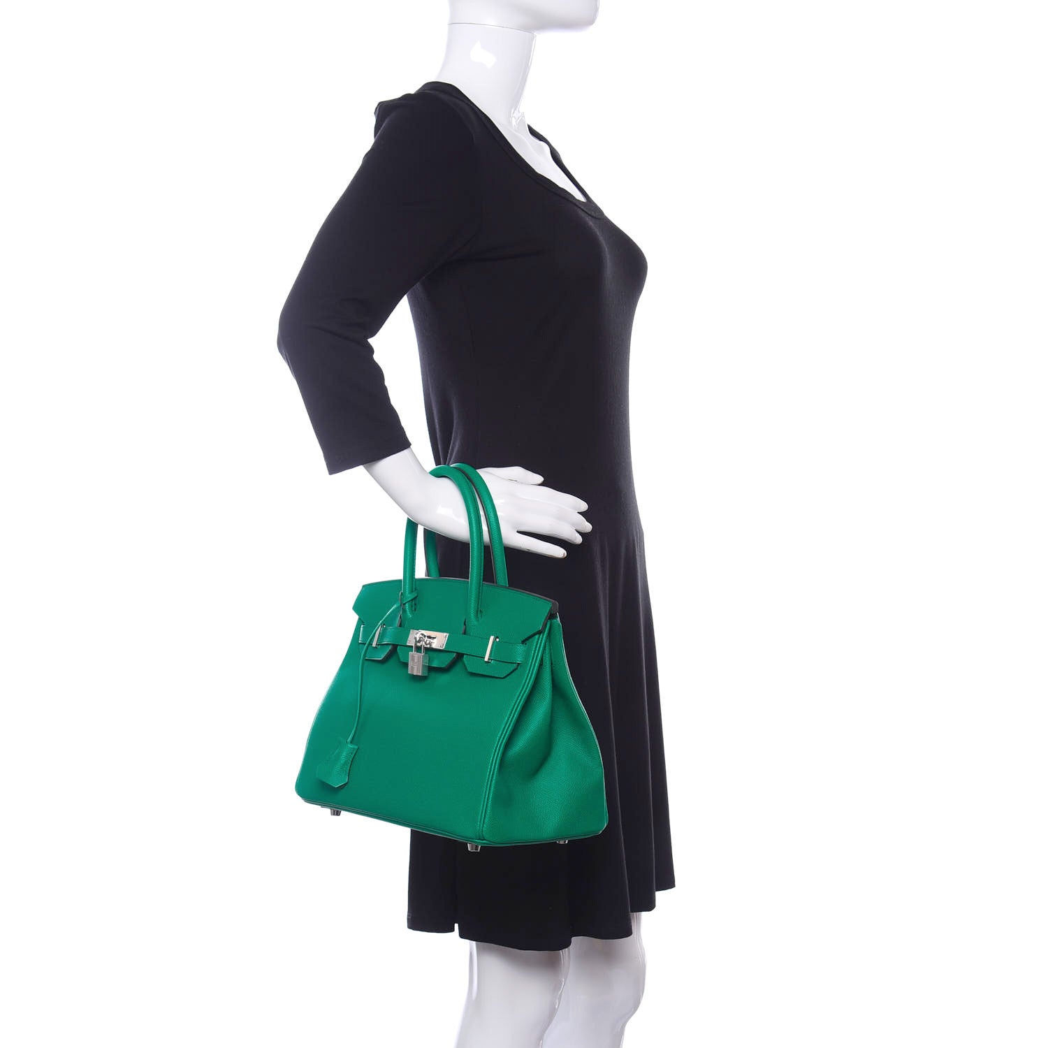 Hermes Epsom Birkin 30 Vert Jade 2 of 11