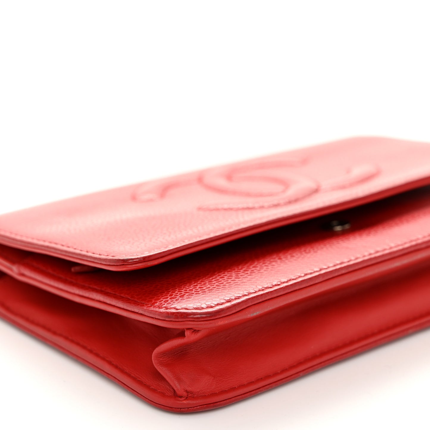 Caviar Timeless CC Wallet on Chain WOC Red