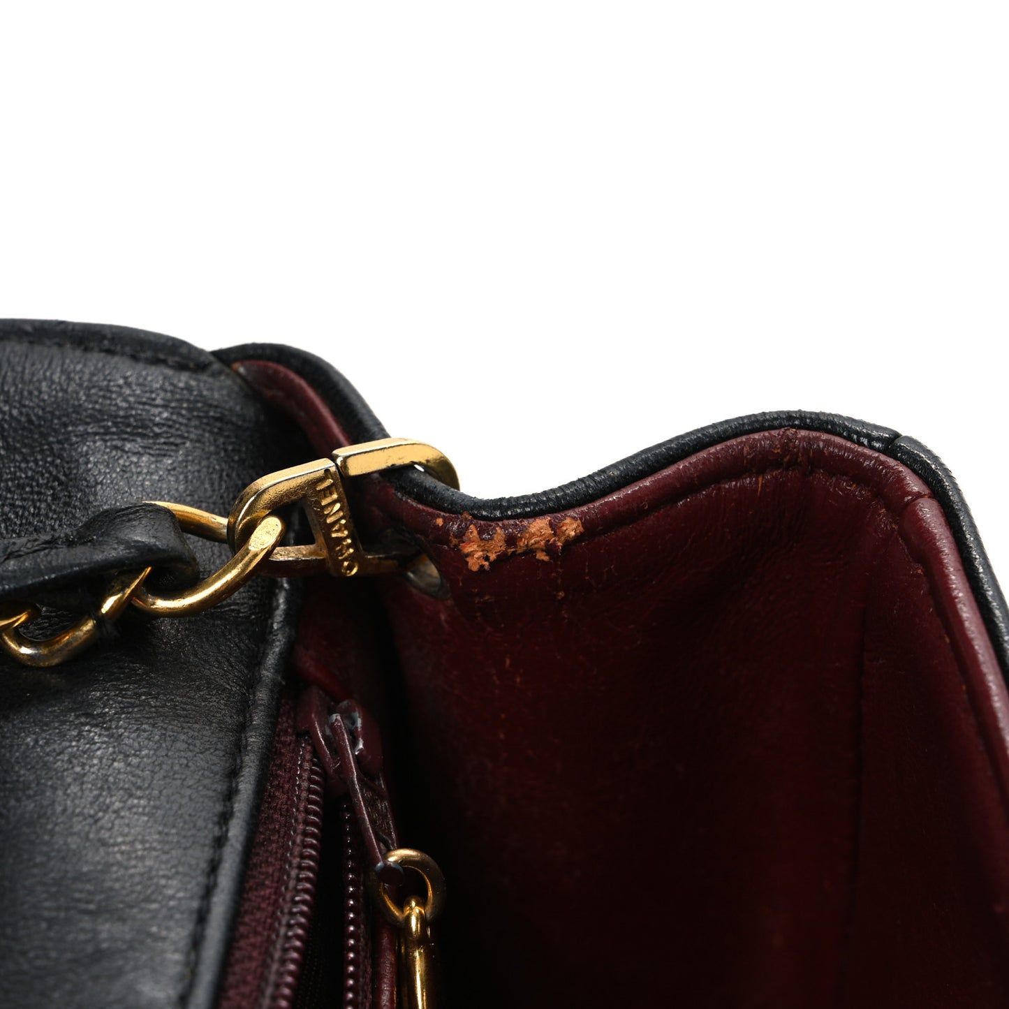 Lambskin Quilted Small Single Flap Black