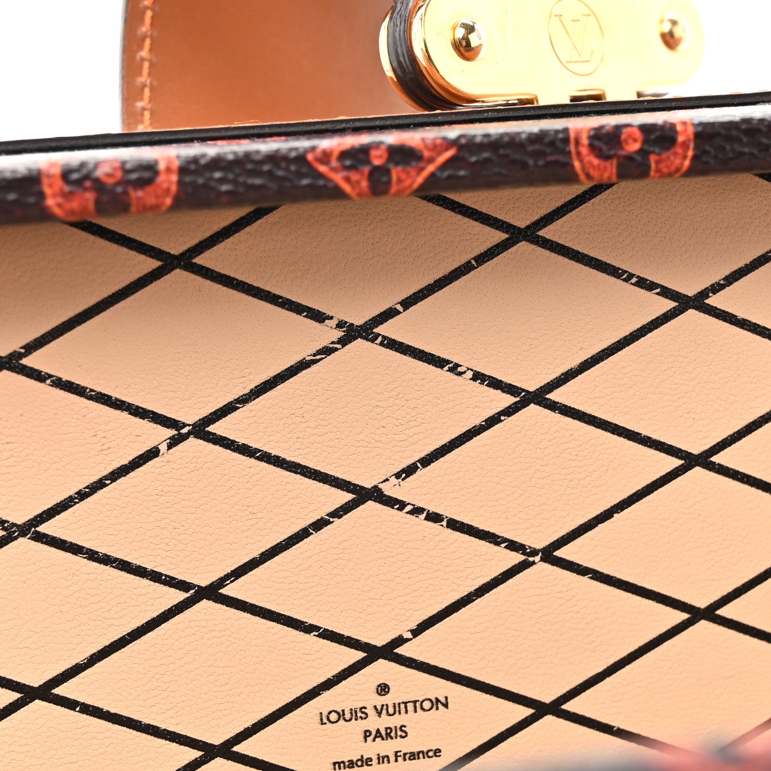 Louis Vuitton Catogram Petite Malle Orange Marron 16 of 16