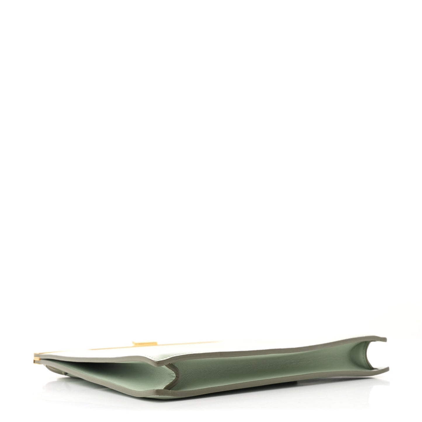 Smooth Calfskin Mini Clasp Bag Jade