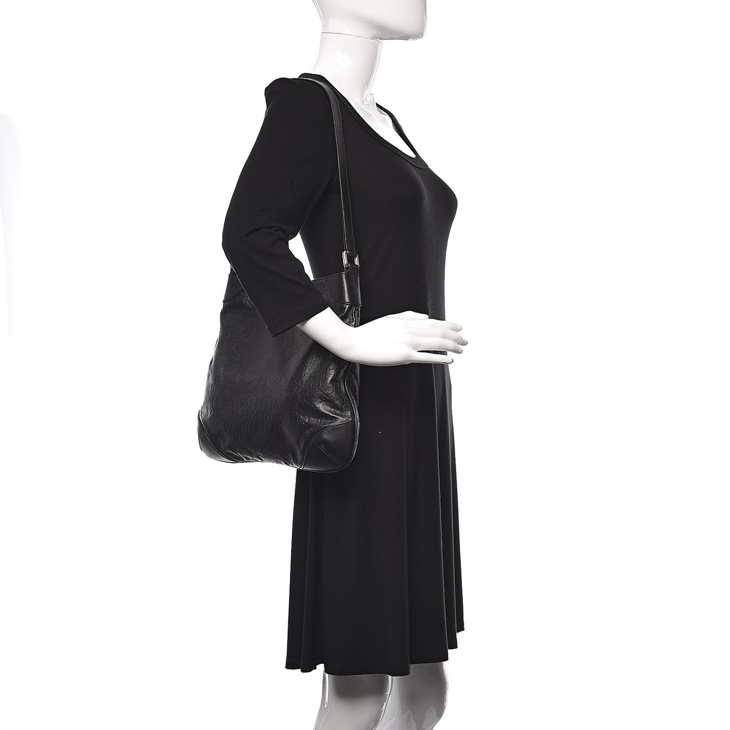 Guccissima Hobo Black