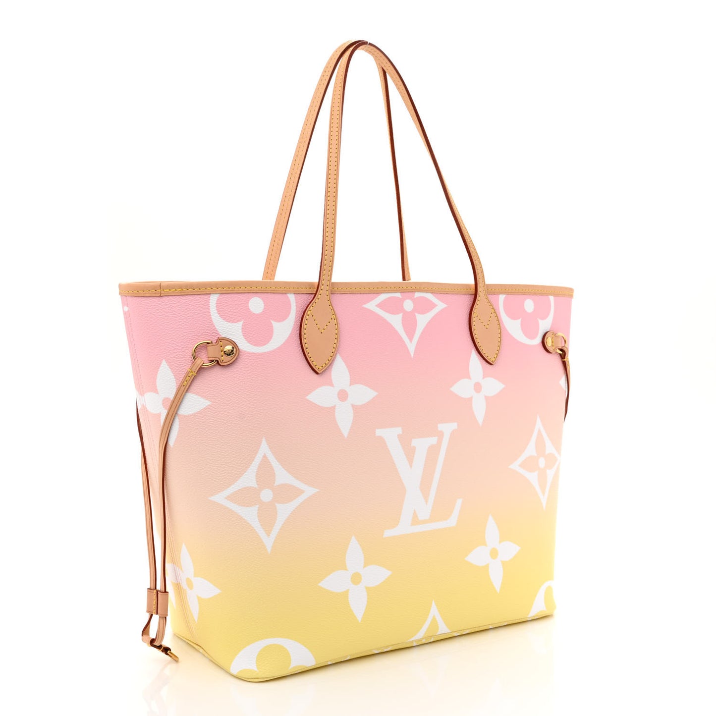 Monogram Giant By The Pool Neverfull MM Light Pink