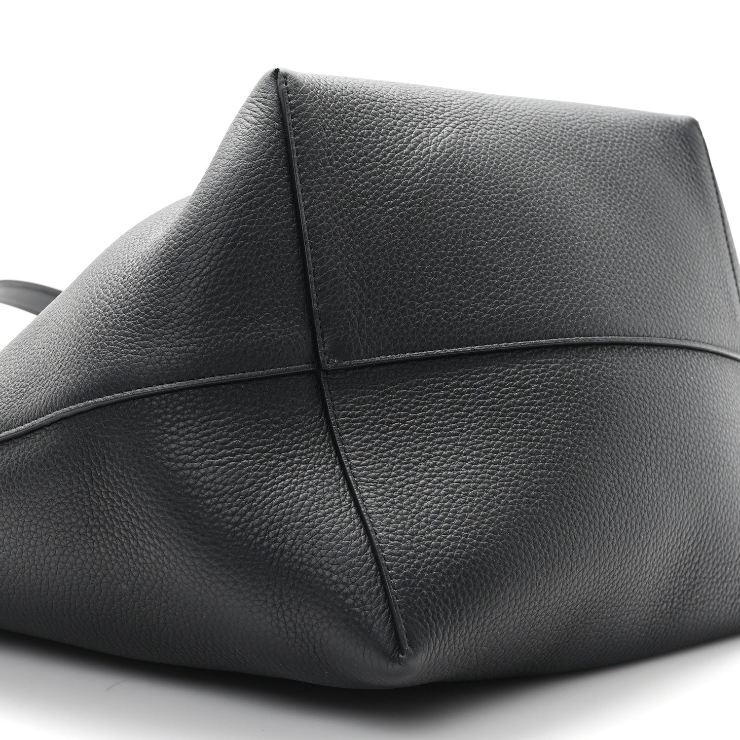 The Row Grained Calfskin Large N/S Park Tote Black 8 of 9