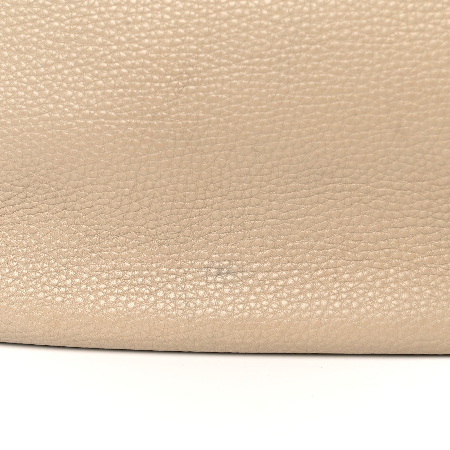 Vitello Daino Side Pocket Hobo Sabbia