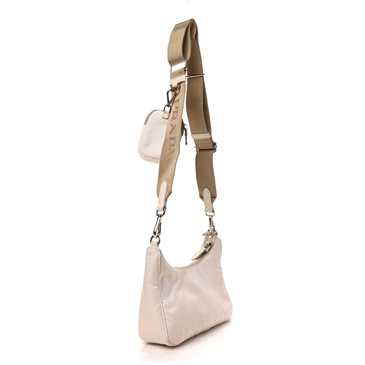 Nylon Re-Edition 2005 Shoulder Bag White