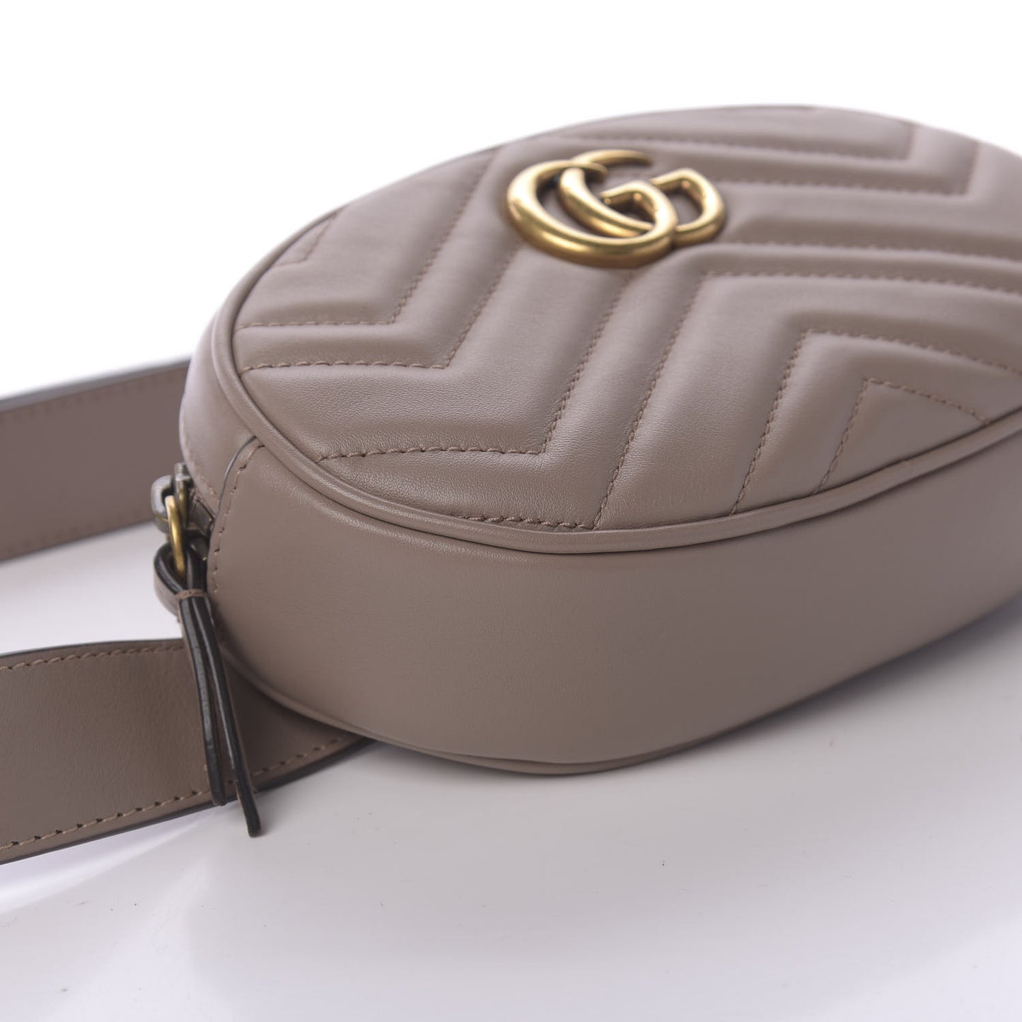 Calfskin Matelasse GG Marmont Belt Bag 85 34 Porcelain Rose