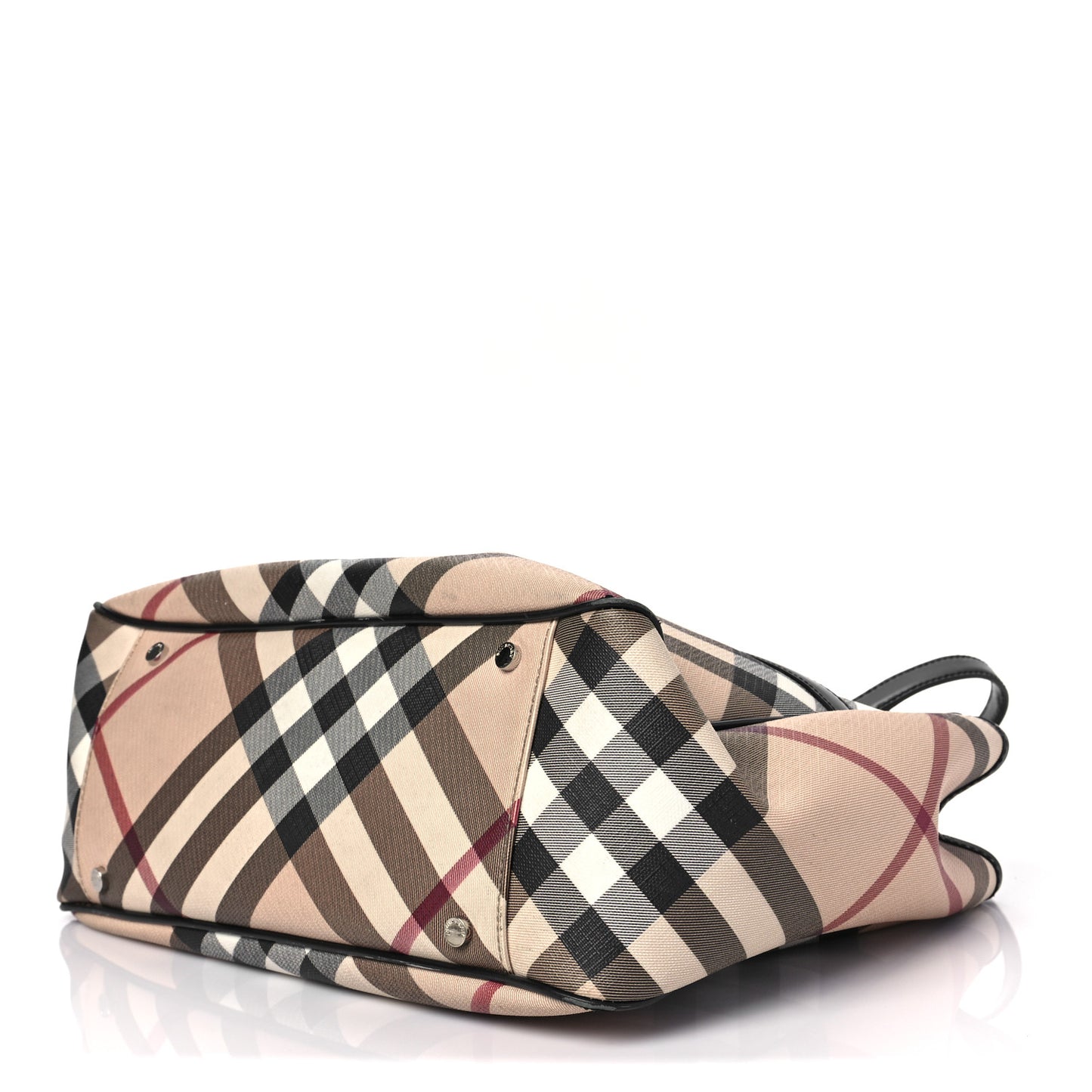 Supernova Check Tote Black