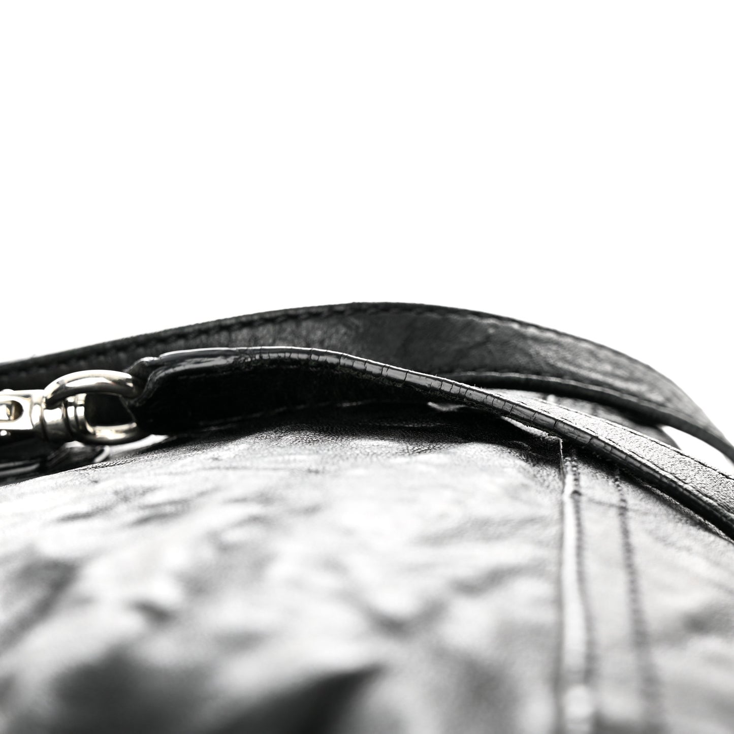 Tumbled Sheepskin Small Pandora Black