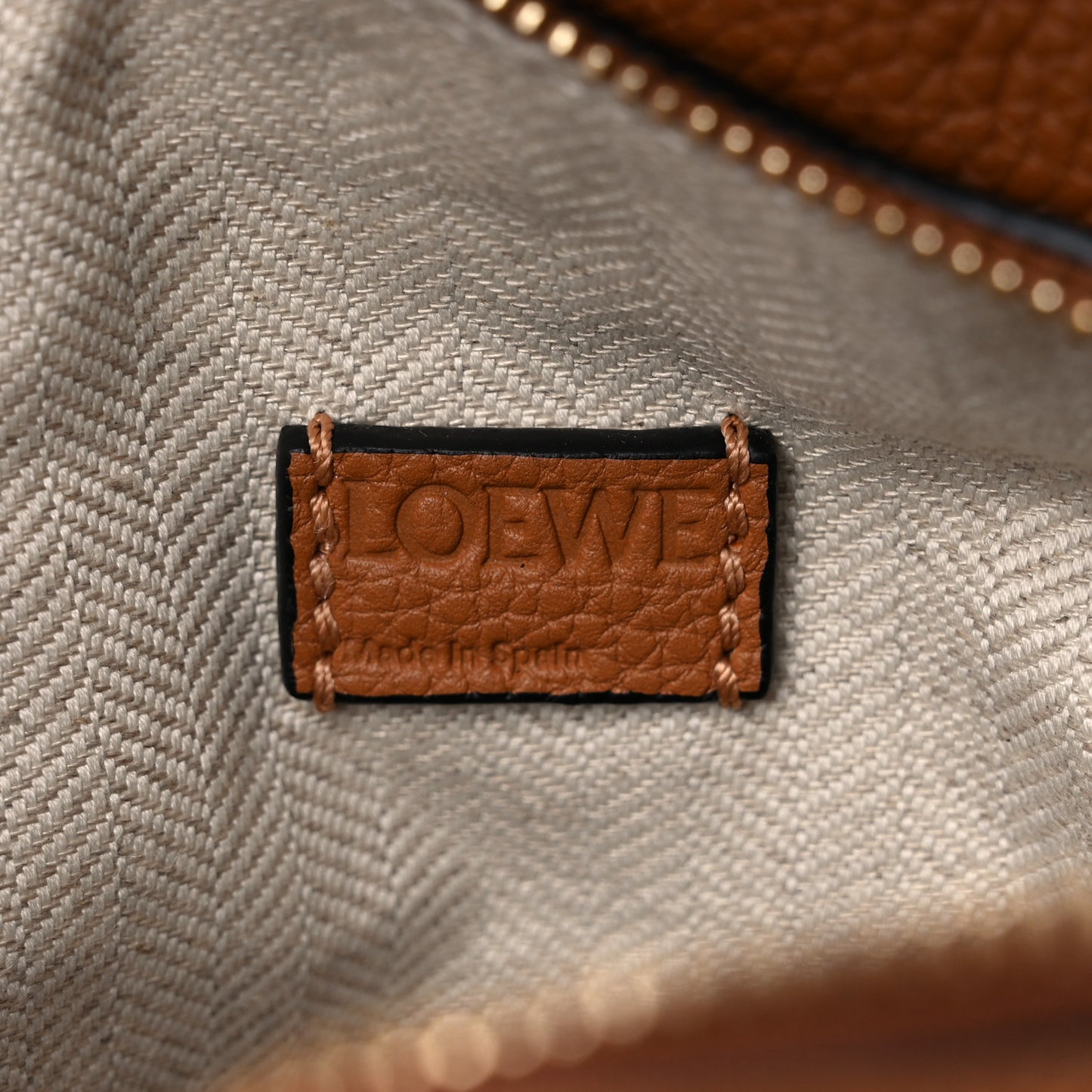 Calfskin Mini Puzzle Bag Light Caramel
