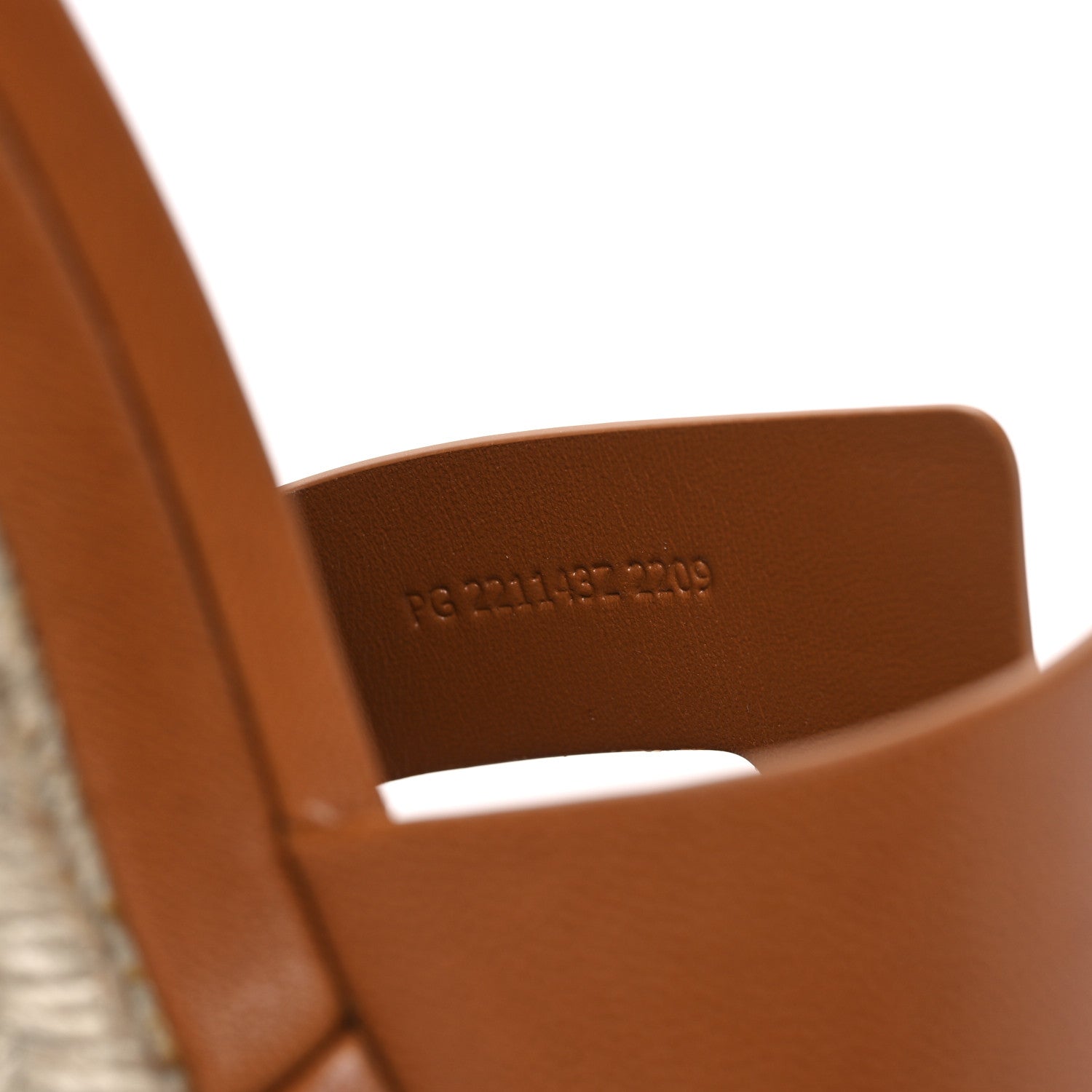 Hermes Goatskin Elda Espadrille Wedge Sandals 38 Natural 8 of 8