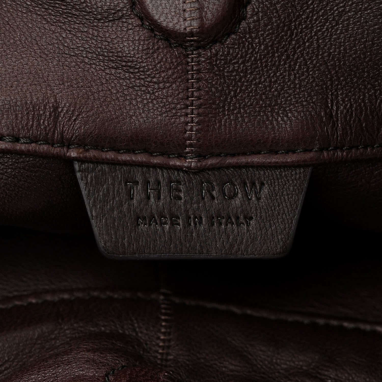 The Row Nappa Samia Bag Dark Brown 6 of 9