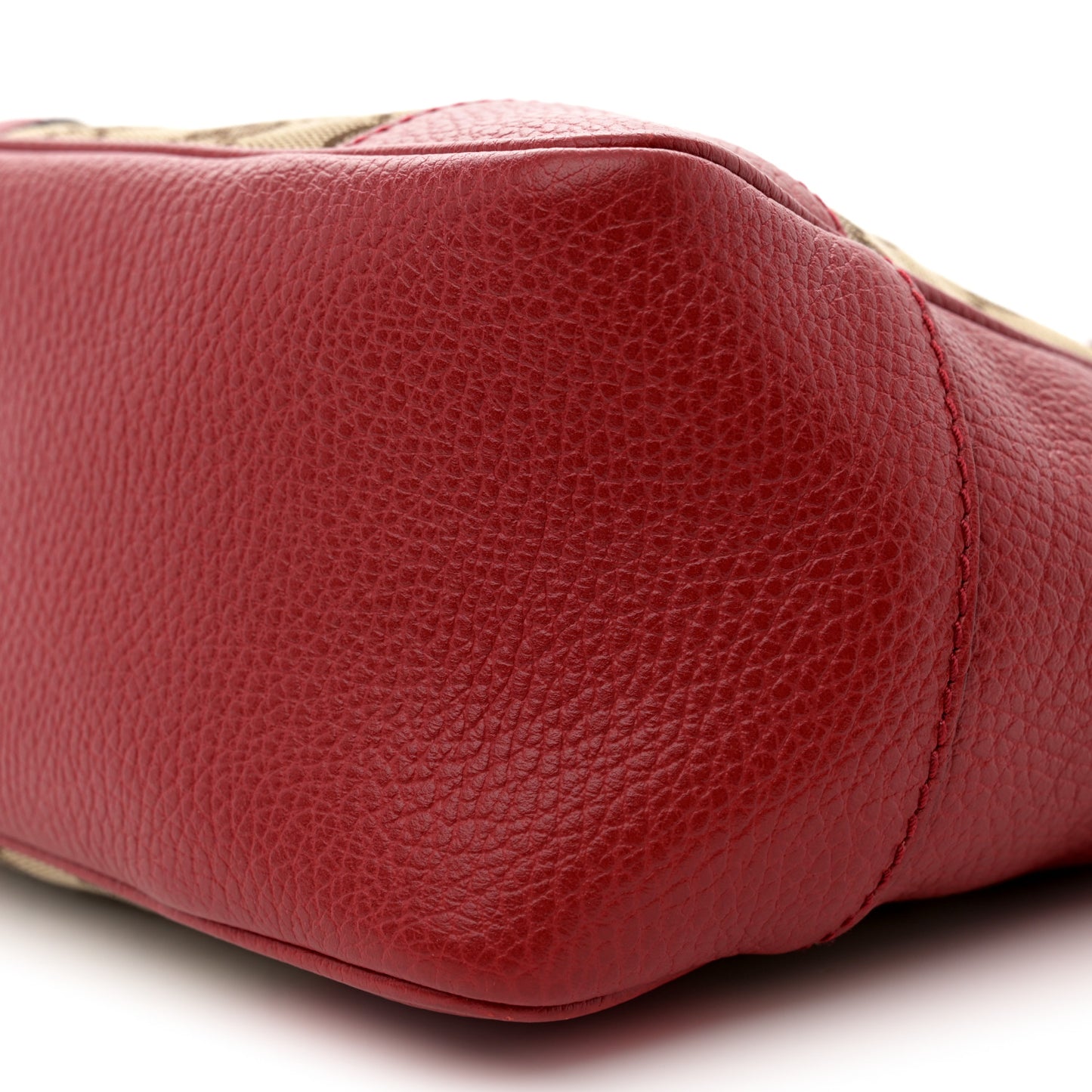 Monogram Small Bree Tote Red