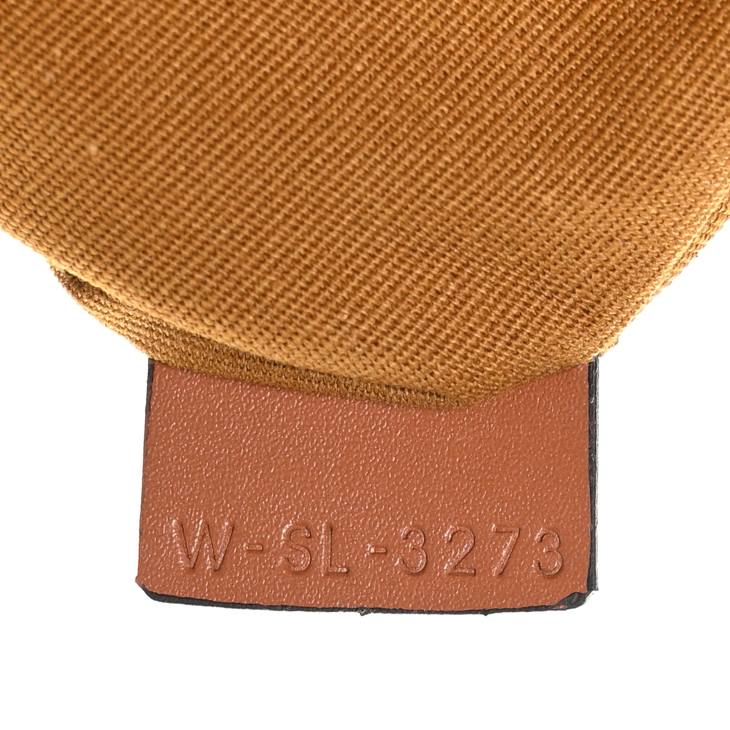 Calfskin Triomphe Canvas Heloise Shoulder Bag Tan