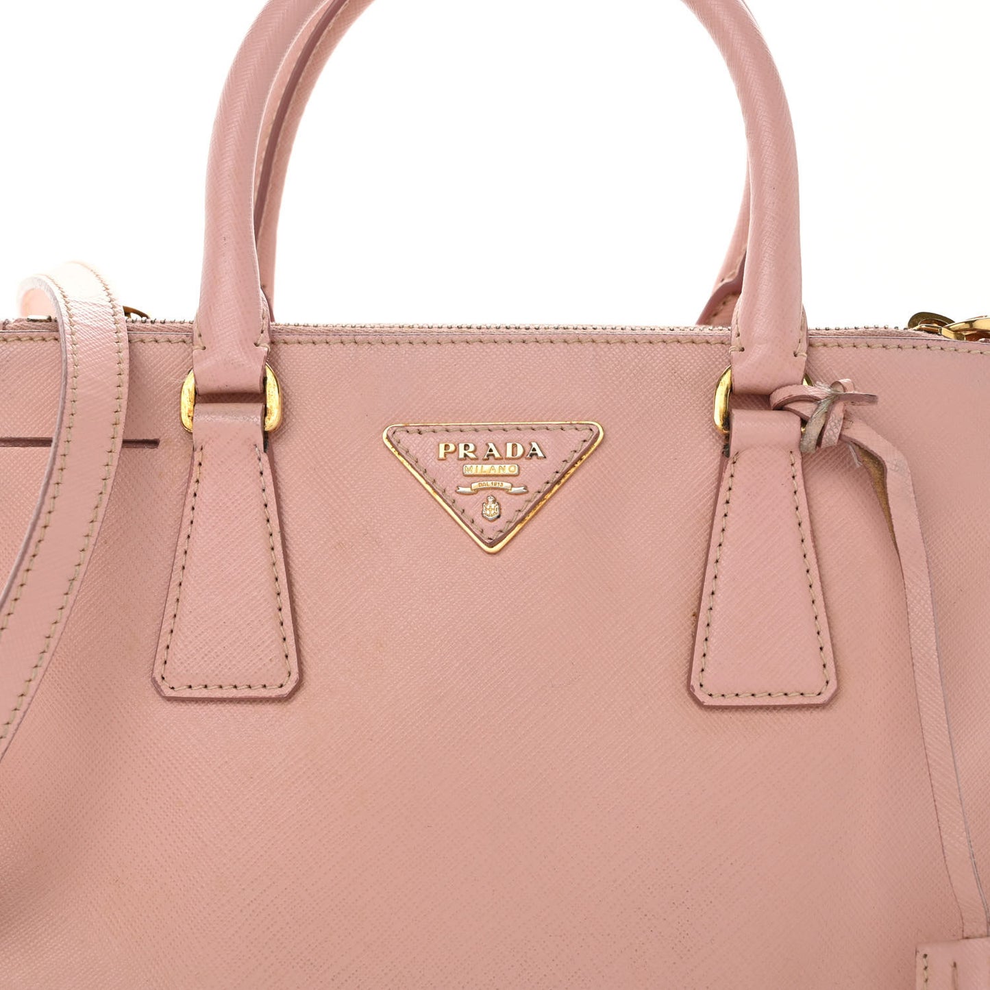 Saffiano Small Galleria Double Zip Tote Orchidea