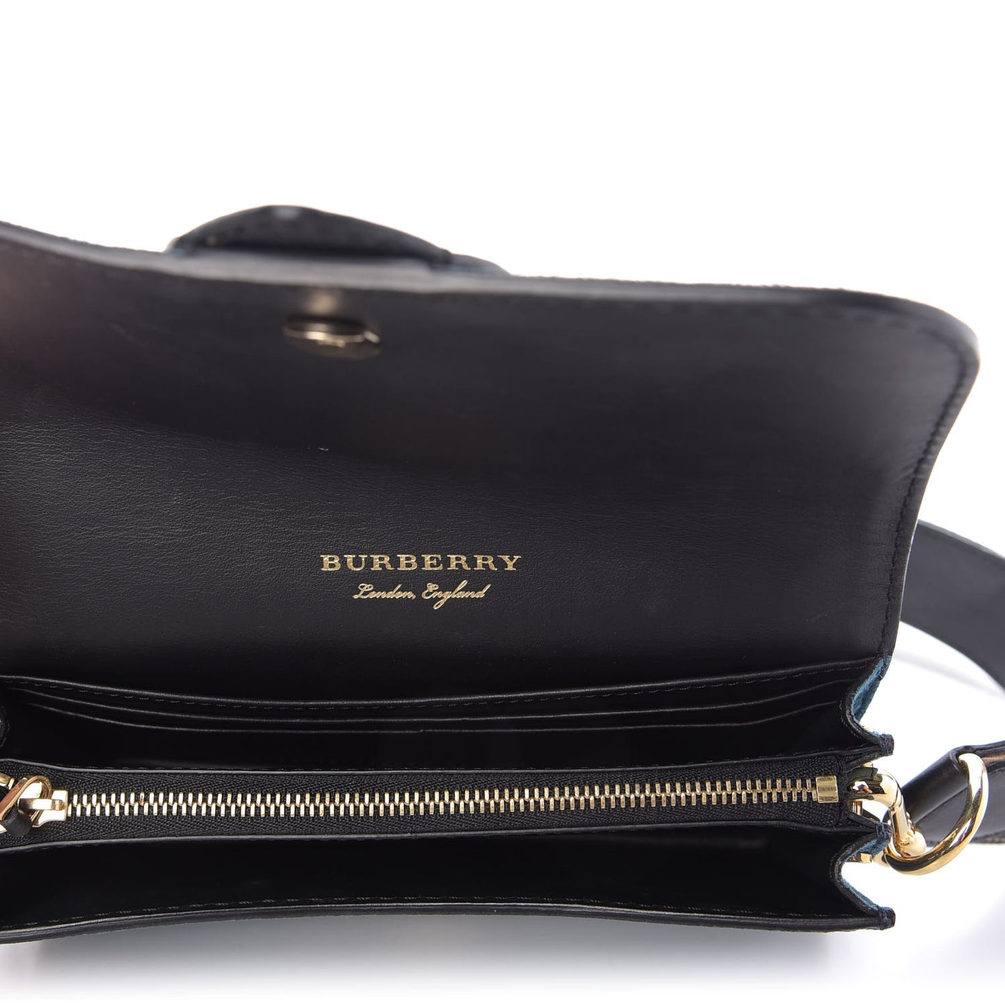 Grainy Calfskin Suede Bridle Small Madison Buckle Bag Blue