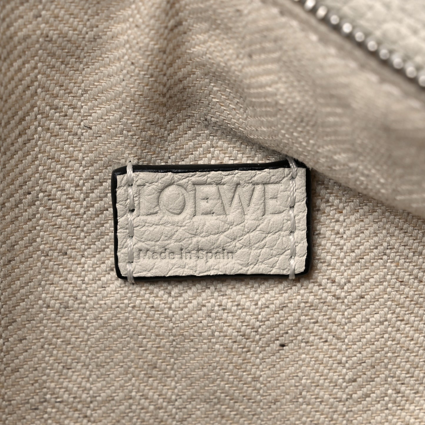 Calfskin Mini Puzzle Bag Soft White