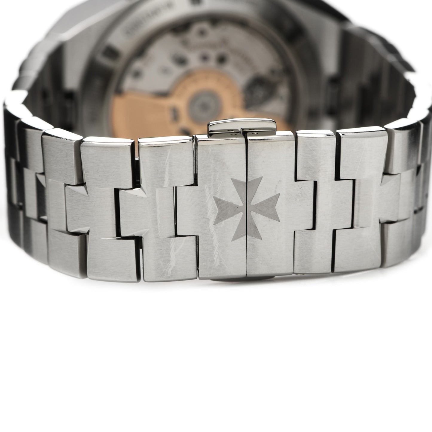 Stainless Steel 42.5mm Overseas Chronograph Automatic Watch Black 5500V/110A-B481