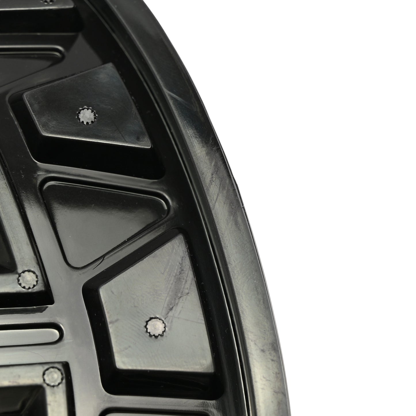 Shiny Rubber Double G Buckle Strap Sandals 8 Black