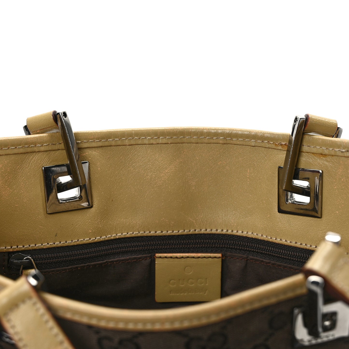 Monogram Bucket Tote Brown