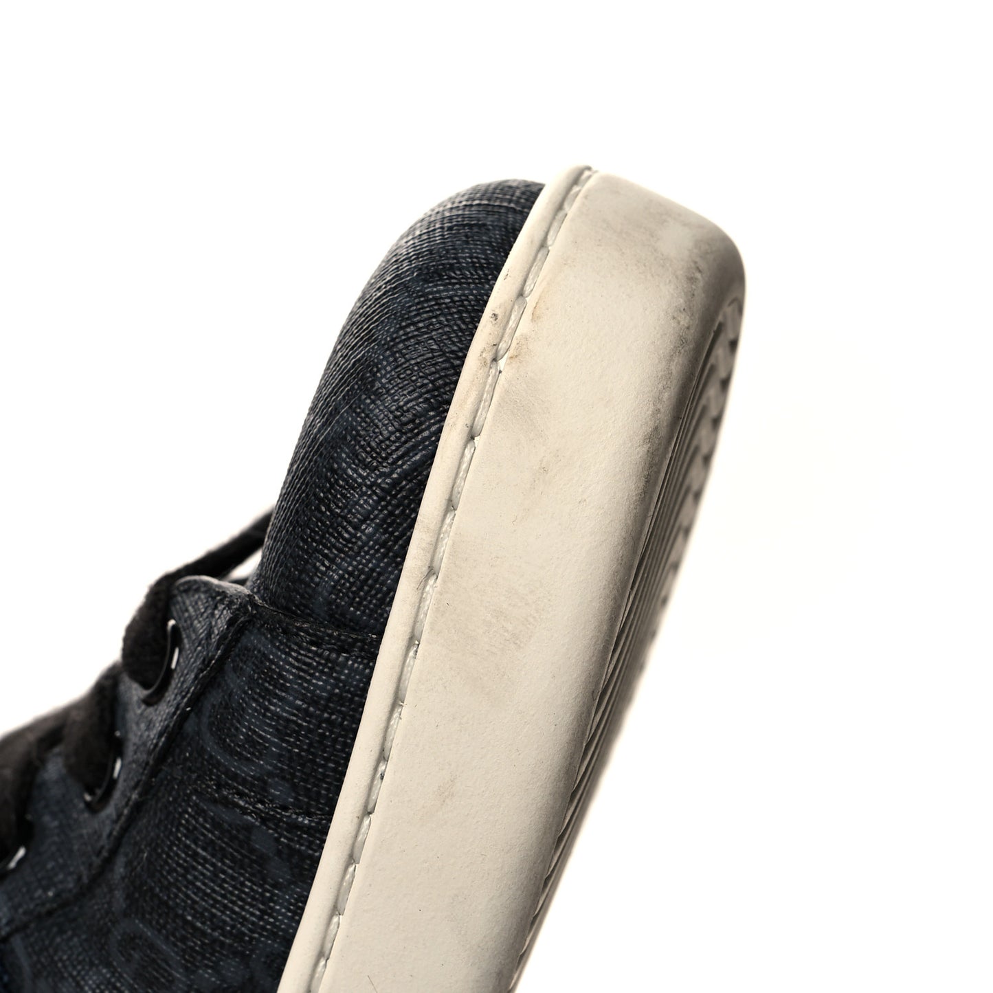 GG Supreme Monogram Ayers Web Mens New Ace Sneakers 8 Black