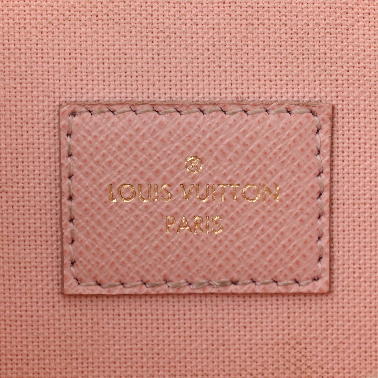 Louis Vuitton Damier Azur Pochette Felicie Chain Wallet Rose Ballerine 7 of 14