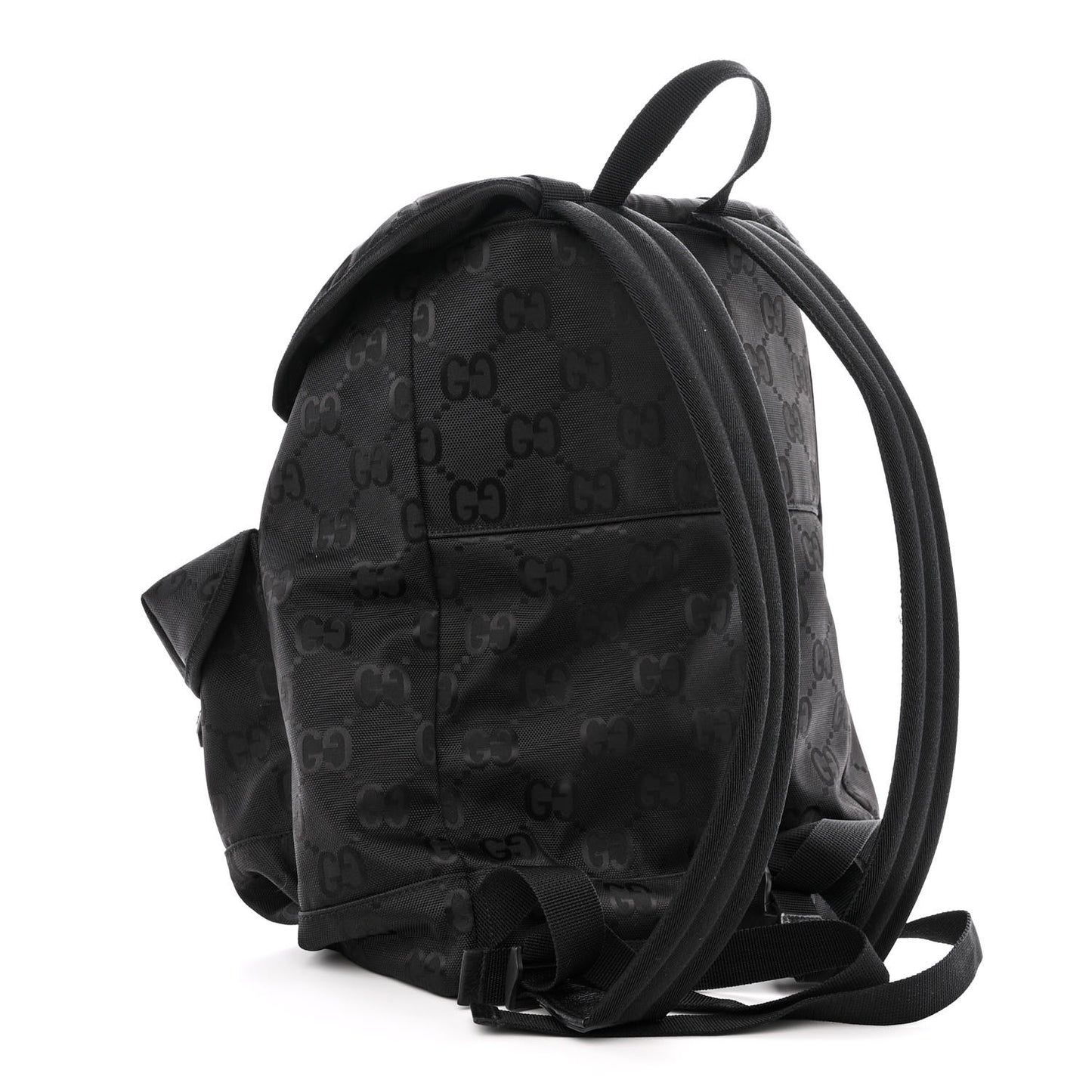 Econyl Nylon Monogram Off The Grid Utility Pocket Backpack Black