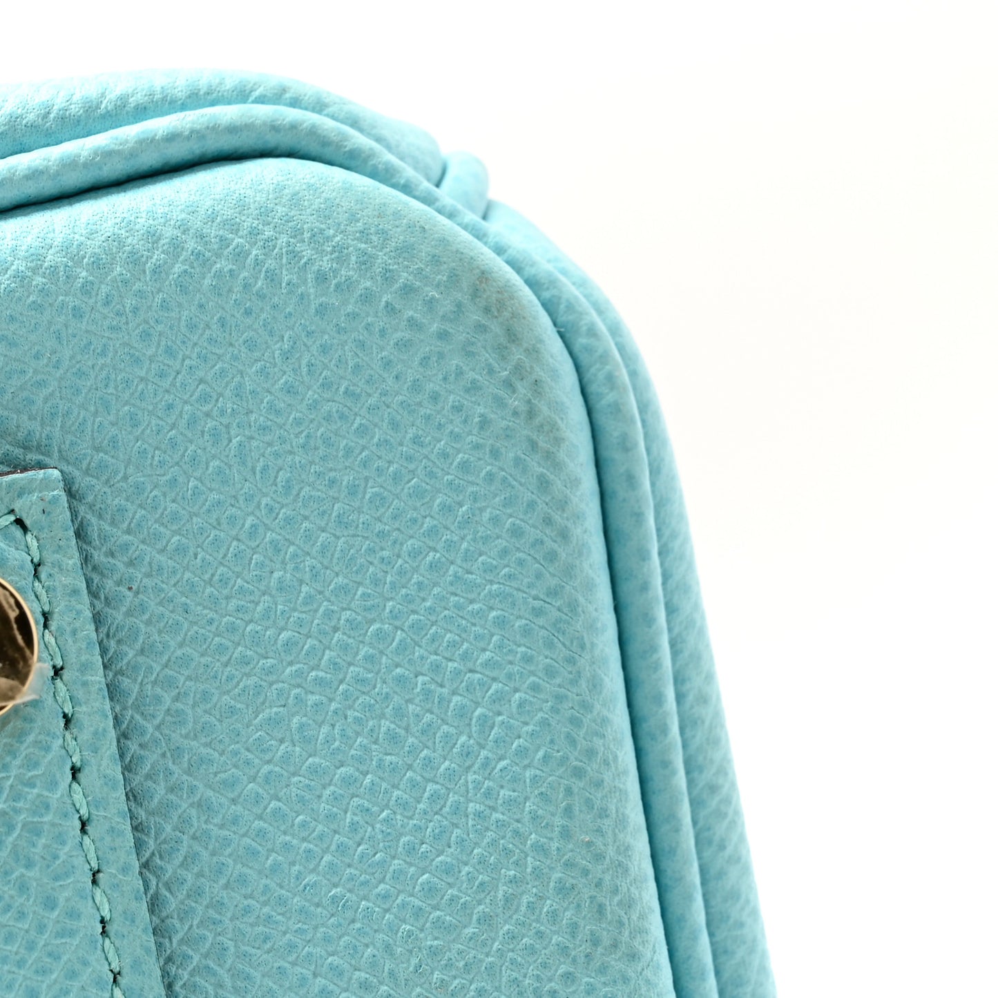 Epsom Birkin 35 Bleu Atoll