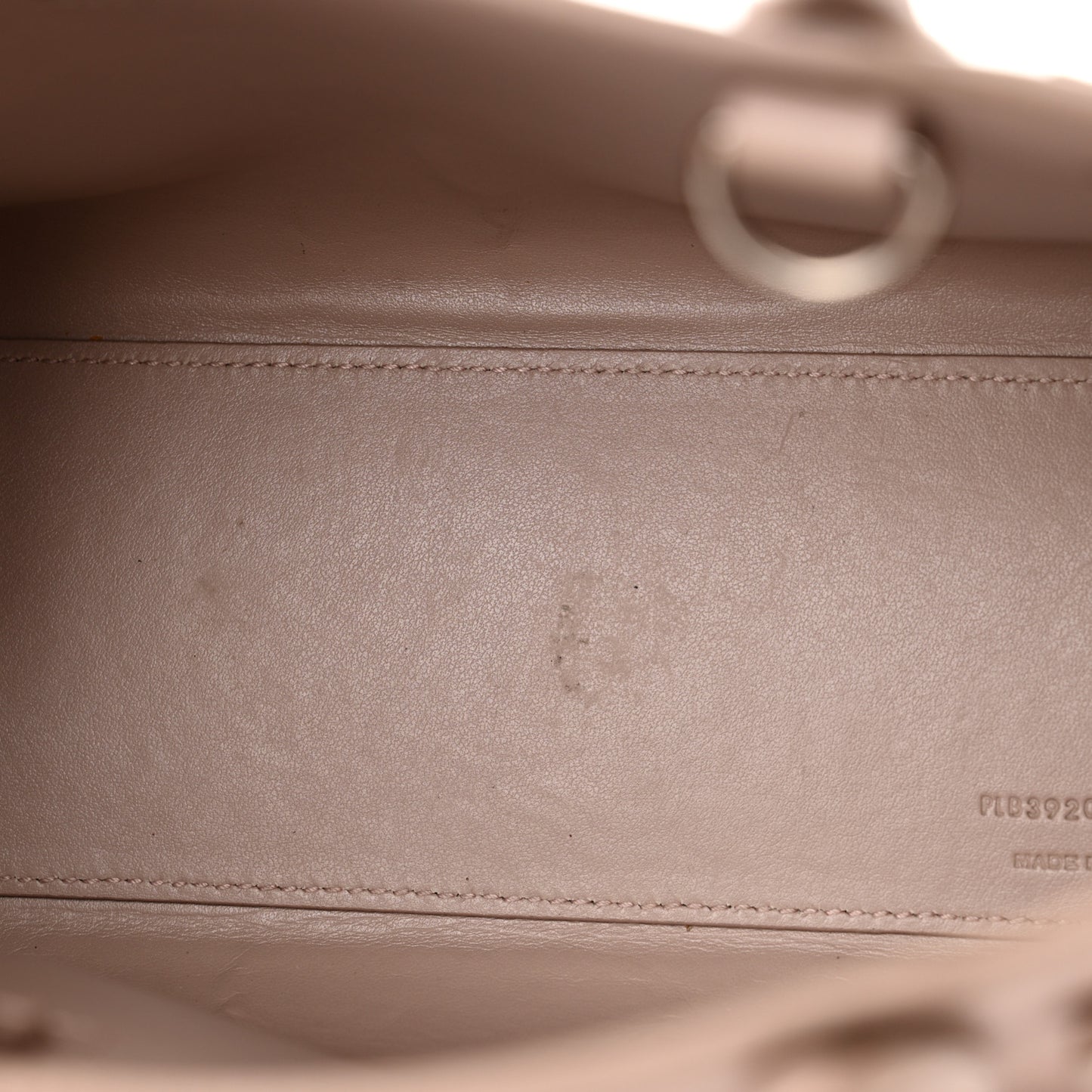 Grained Calfskin Nano Sac De Jour Antique Rose