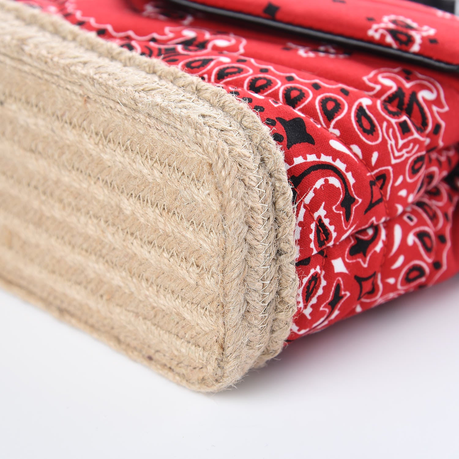 Saint Laurent Cotton Bandana Y Quilted Monogram Toy Loulou Crossbody Bag Red 9 of 11