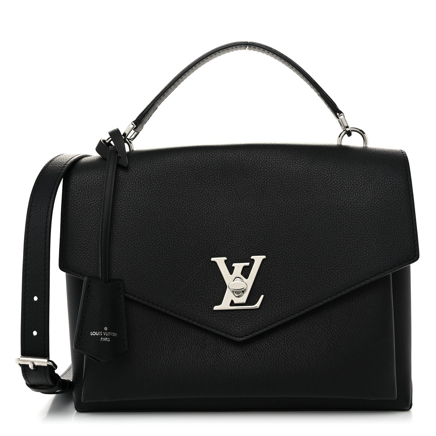 Louis Vuitton Soft Calfskin My Lockme Top Handle Black 1 of 9