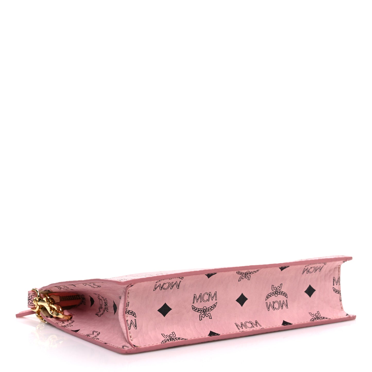 Visetos Aren Wristlet Standing Pouch On Chain Soft Pink