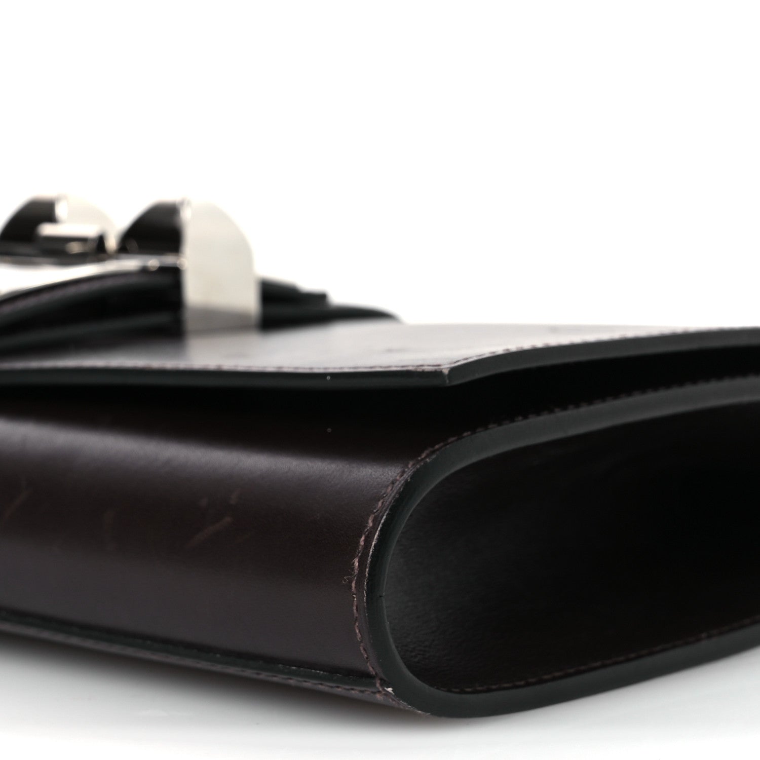 Hermes Box Medor 23 Clutch Chocolate 10 of 13