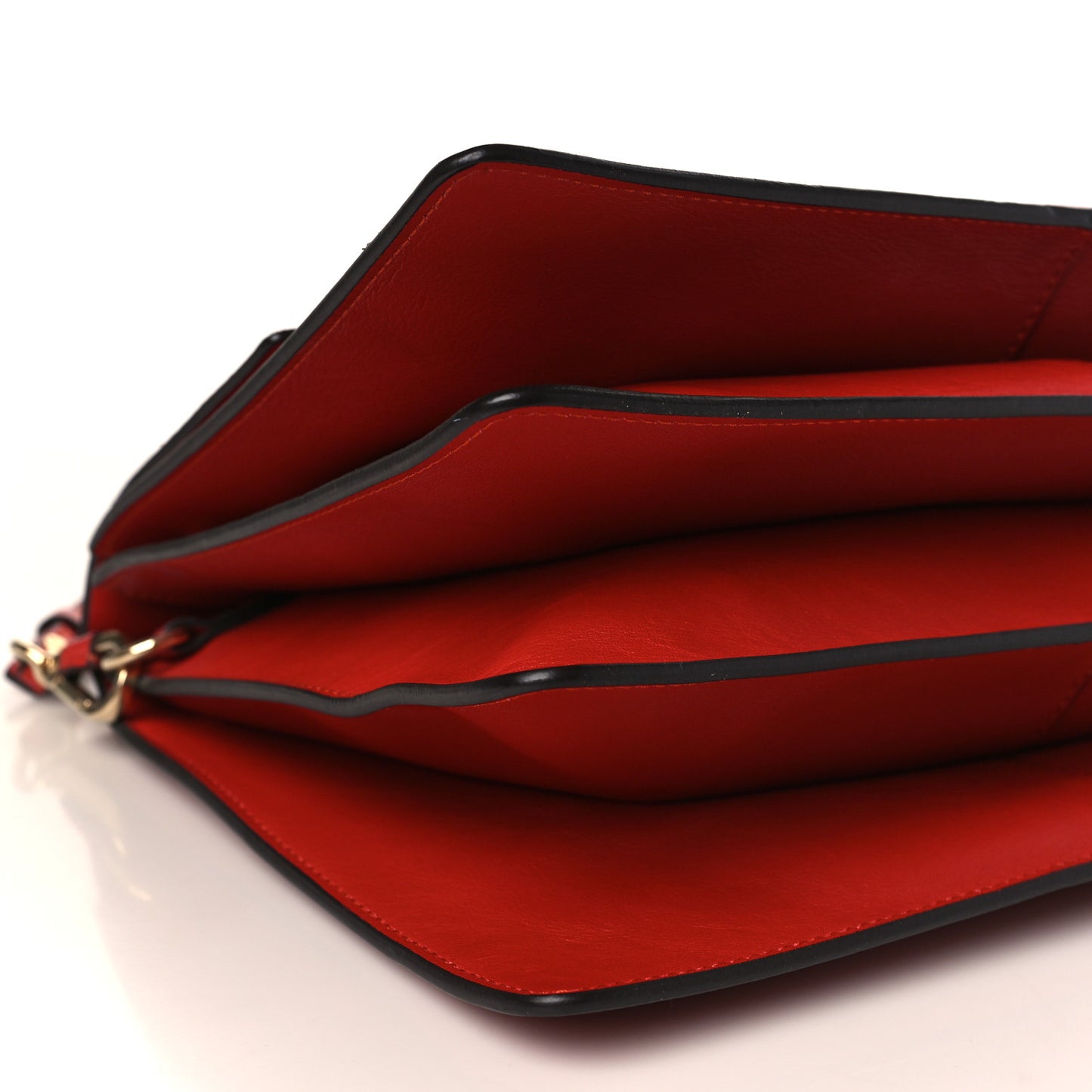 Calfskin Suede Medium Faye Shoulder Bag Sepia Red