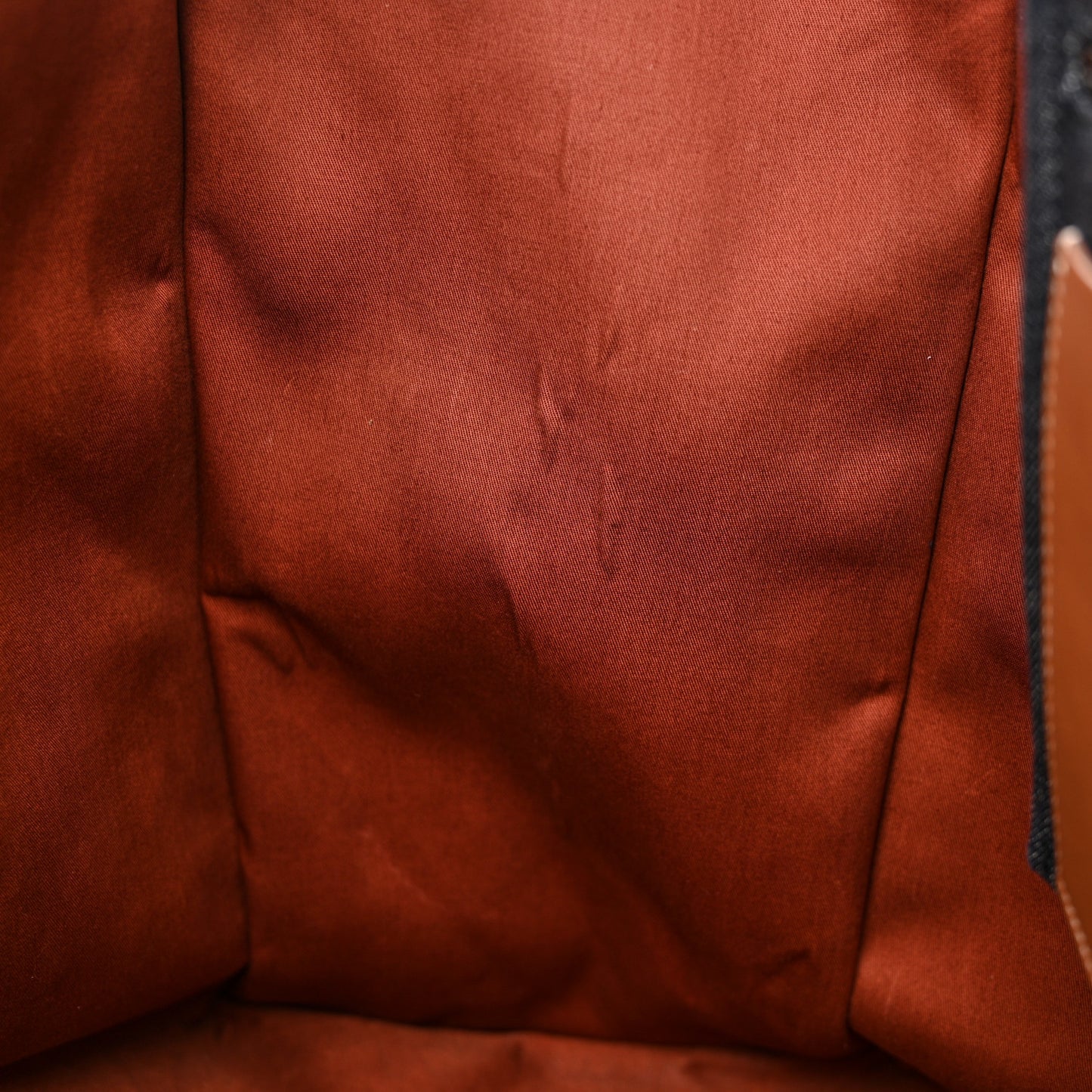 Denim Cotton Canvas The Suitcase Stripe Tote Blue