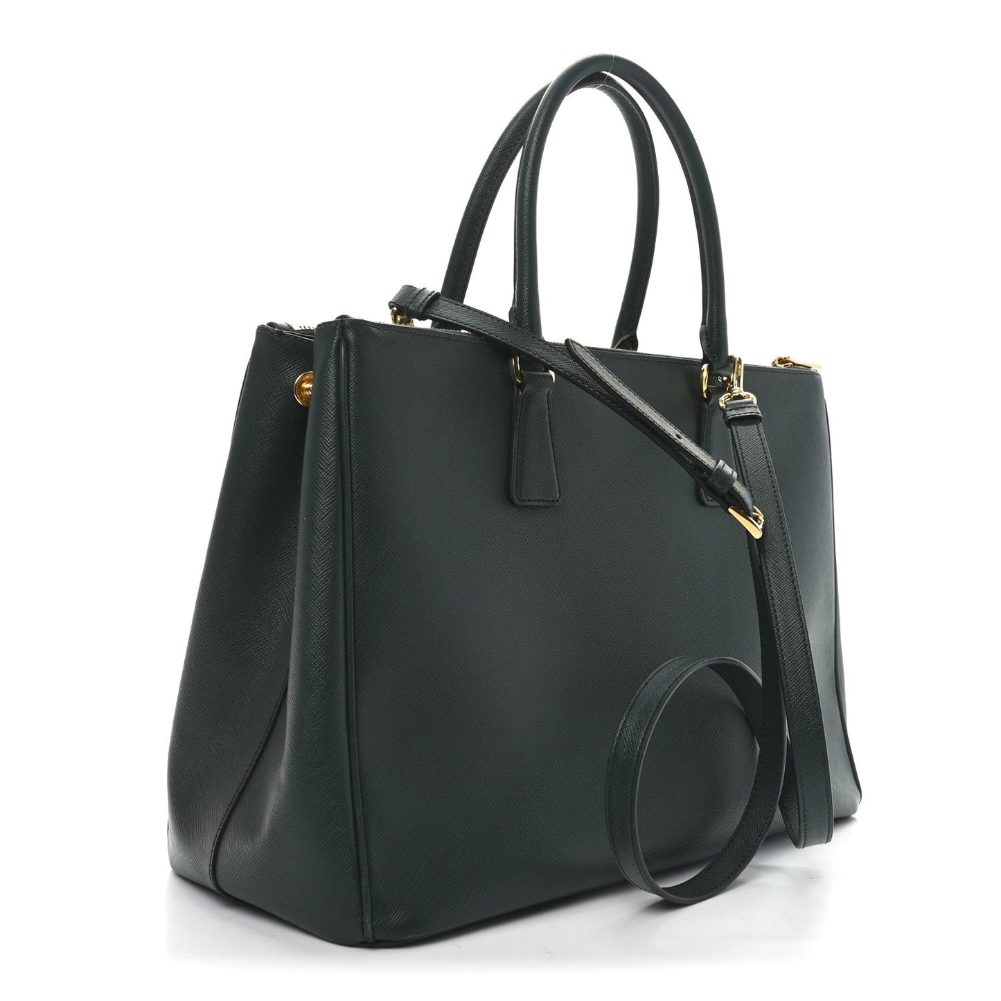 Saffiano Lux Large Galleria Double Zip Tote Ottanio