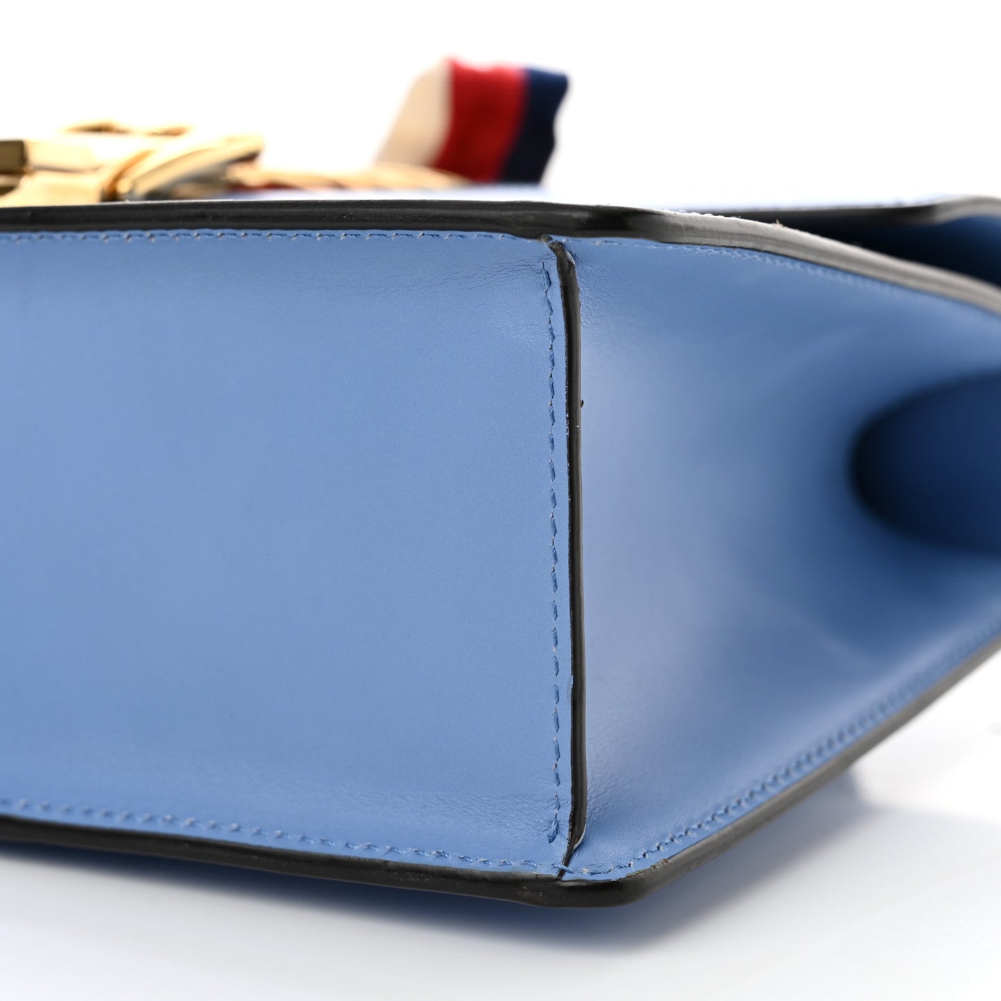 Calfskin Small Sylvie Shoulder Bag Clear Sky Blue
