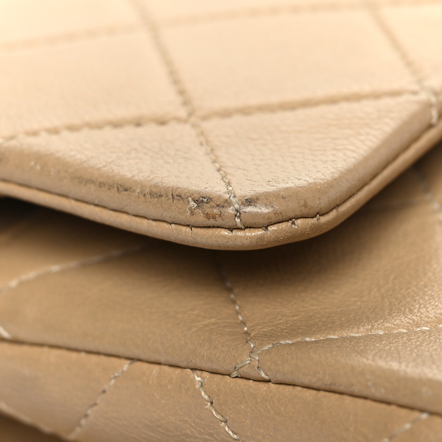 Chanel Lambskin Quilted Small Double Flap Beige 11 of 14