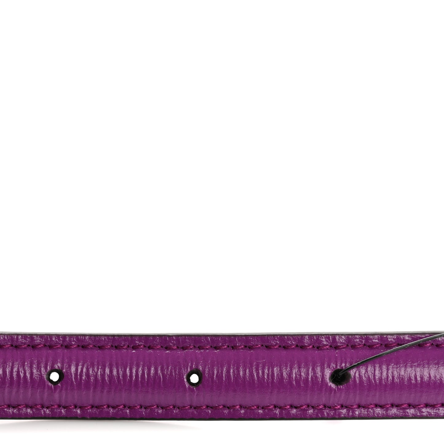 Efesto Leather Womens Horsebit 15/23mm Belt 95 38 Purple