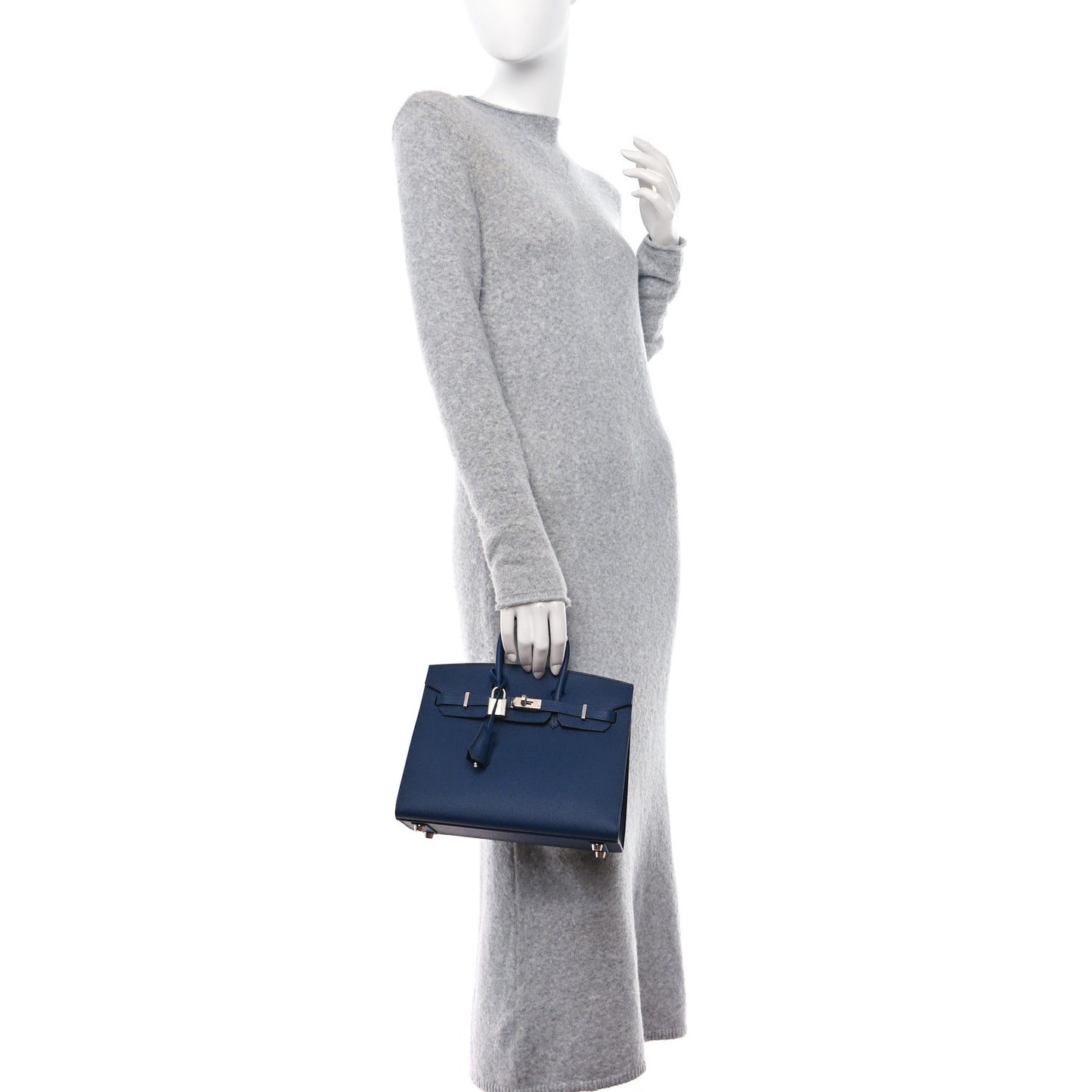 Epsom Birkin Sellier 25 Bleu Navy