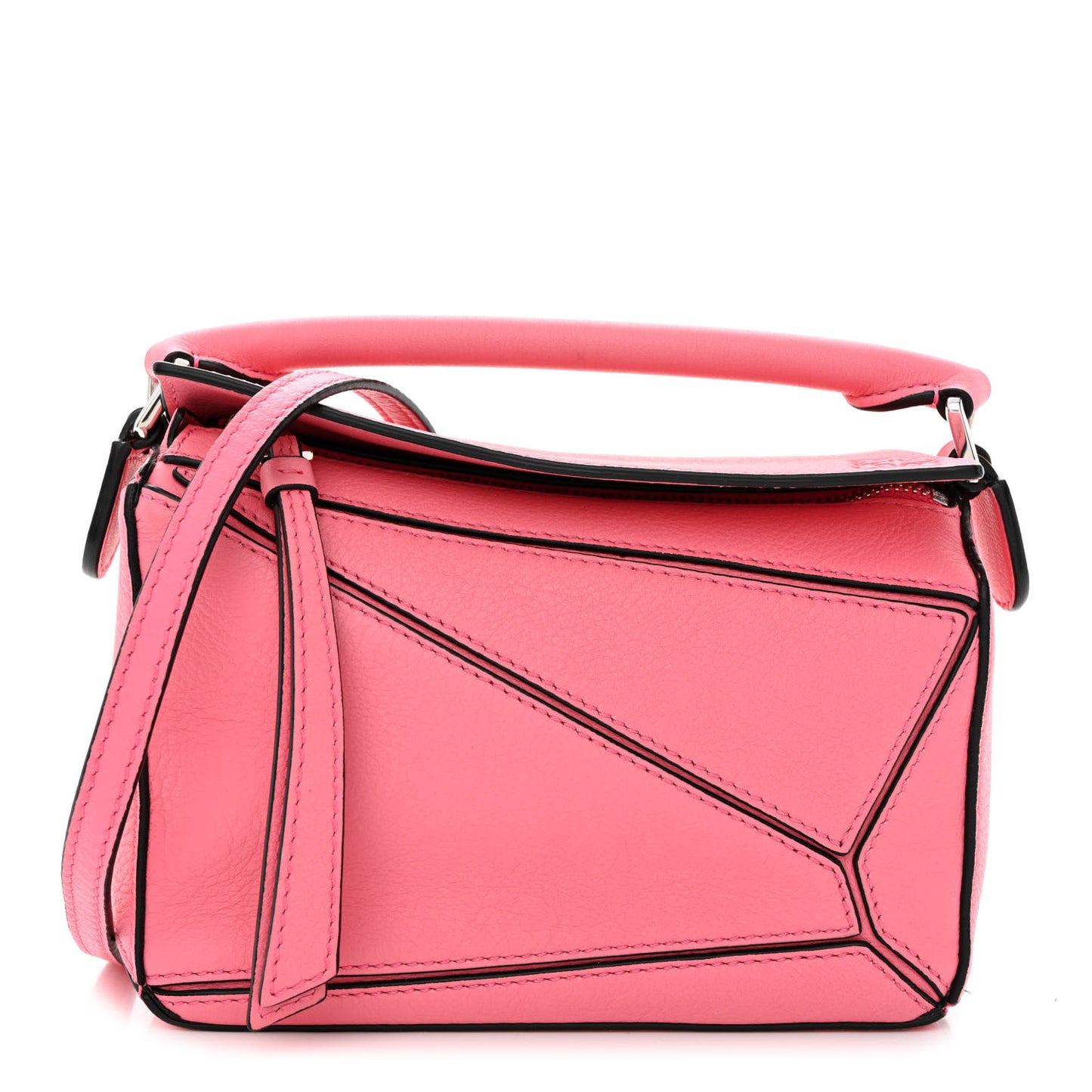 Calfskin Mini Puzzle Bag Wild Rose
